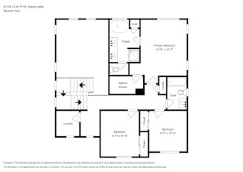 Floor plan 2 for 24708 233rd Pl SE