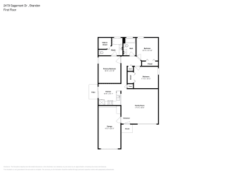 Floor plan 1 for 2479 Sagemont Dr