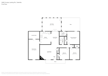 Floor plan 1 for 2490 Crumps Landing Rd