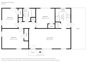 Floor plan 1 for 2497 Brentwood Rd
