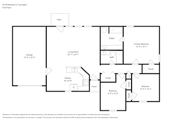 Floor plan 1 for 25 Whitehead Ct