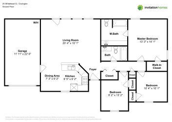 Floor plan 1 for 25 Whitehead Ct