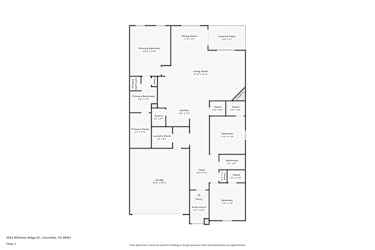 Floor plan 1 for 2503 Williams Ridge Drive
