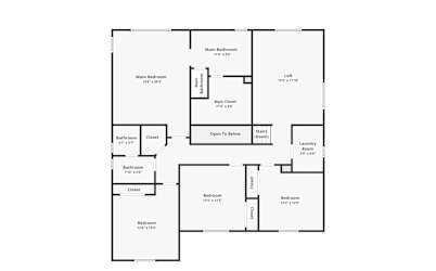 Floor plan 2 for 25146 Mountain Violet Way