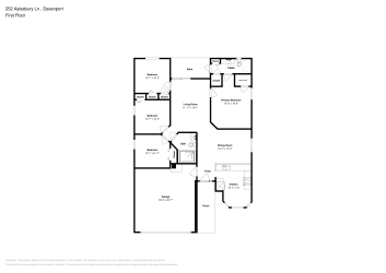 Floor plan 1 for 252 Aylesbury Ln