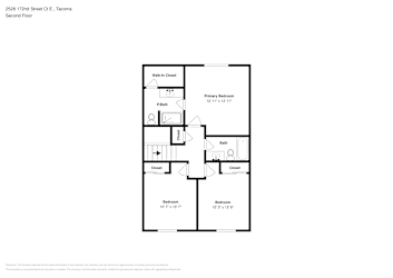 Floor plan 2 for 2528 172nd Street Ct E