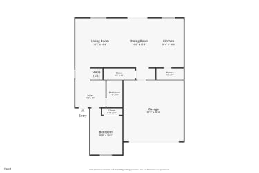 Floor plan 1 for 25288 W Chipman Rd