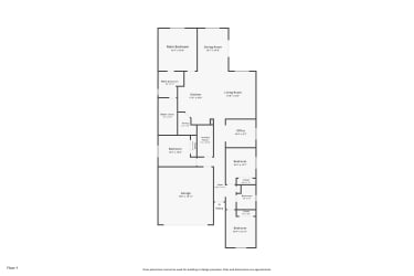 Floor plan 1 for 25330 W Romley Rd