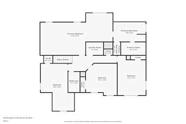 Floor plan 2 for 2535 Wrangler Dr SW