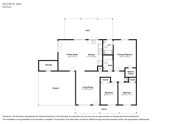 Floor plan 1 for 254 N 25th St