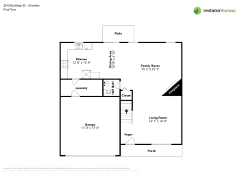 Floor plan 1 for 2543 Buckleigh Dr