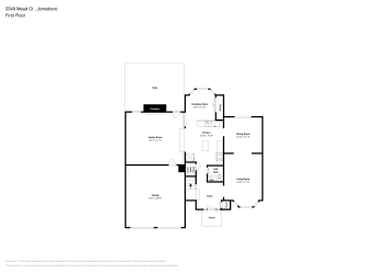 Floor plan 1 for 2549 Mead Ct