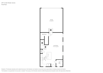 Floor plan 1 for 257 S Uriah St