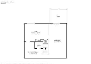 Floor plan 1 for 2576 Sugar Cane Pl