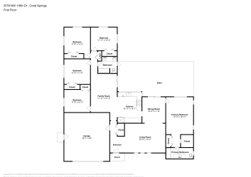 Floor plan 1 for 2579 NW 118th Dr
