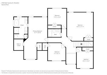 Floor plan 2 for 2580 Bald Cypress Dr