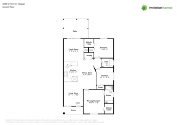Floor plan 1 for 2586 W 74th St