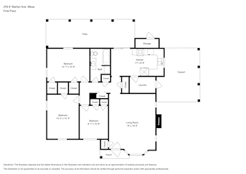Floor plan 2 for 259 E Marilyn Ave