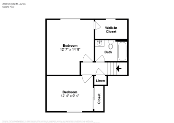Floor plan 2 for 2594 S Crystal St