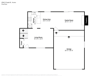 Floor plan 1 for 2594 S Crystal St