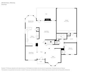 Floor plan 1 for 2603 Bordeaux