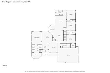 Floor plan 1 for 2603 Maggiore Cir