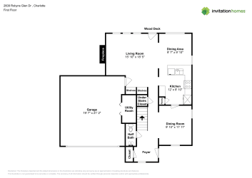 Floor plan 1 for 2609 Robyns Glen Dr