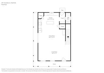 Floor plan 1 for 261 Founders Ln