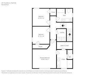 Floor plan 2 for 261 Founders Ln
