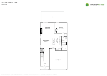 Floor plan 1 for 2610 Cider Ridge Rd