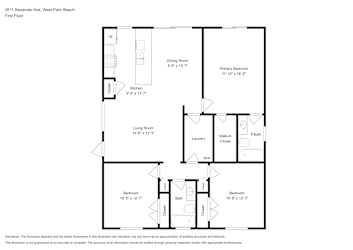 Floor plan 1 for 2611 Alexander Ave