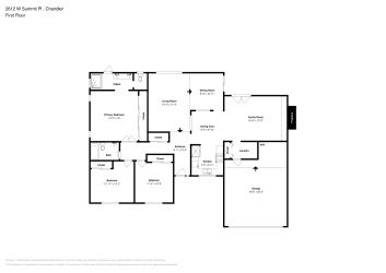 Floor plan 1 for 2612 W Summit Pl