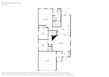 Floor plan 1 for 2615 Shearwater Bend Dr