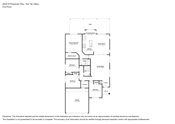 Floor plan 1 for 2629 W Prospector Way