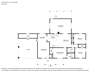 Floor plan 1 for 2631 Kings Cir