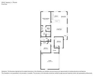 Floor plan 1 for 2634 E Jessica Ln