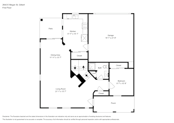 Floor plan 1 for 2640 E Megan St