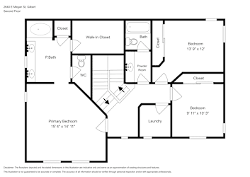 Floor plan 2 for 2640 E Megan St