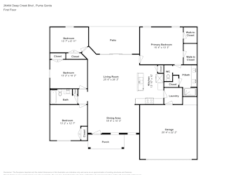 Floor plan 1 for 26464 Deep Creek Blvd