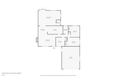Floor plan 1 for 2650 SW 332nd Ct