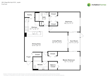 Floor plan 1 for 266 Village Blvd