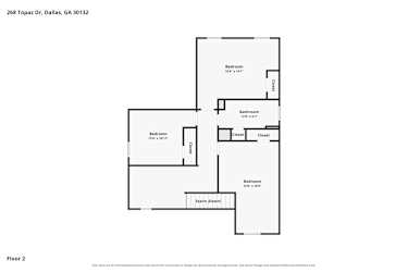 Floor plan 2 for 268 Topaz Dr
