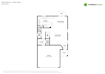 Floor plan 1 for 26903 Stillbrook Dr