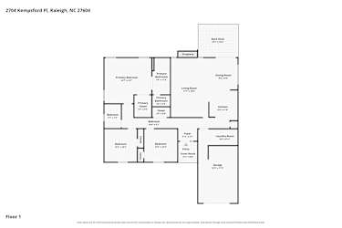 Floor plan 1 for 2704 Kempsford Pl
