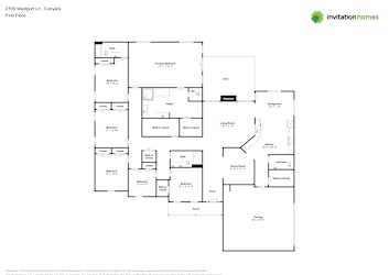 Floor plan 1 for 2709 Westport Ln