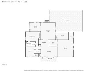Floor plan 1 for 2717 Pursell Cir
