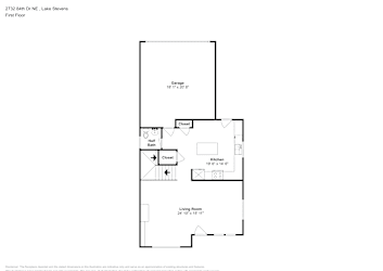 Floor plan 1 for 2732 84th Dr NE