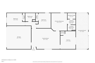 Floor plan 1 for 2733 Maderia Cir