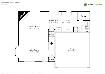Floor plan 1 for 2734 Highland Park Dr