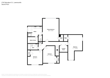 Floor plan 2 for 2742 Springfount Ct